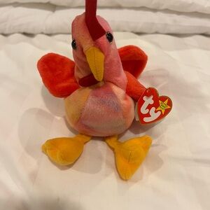 Ty Red and Yellow Bird Plush Toy